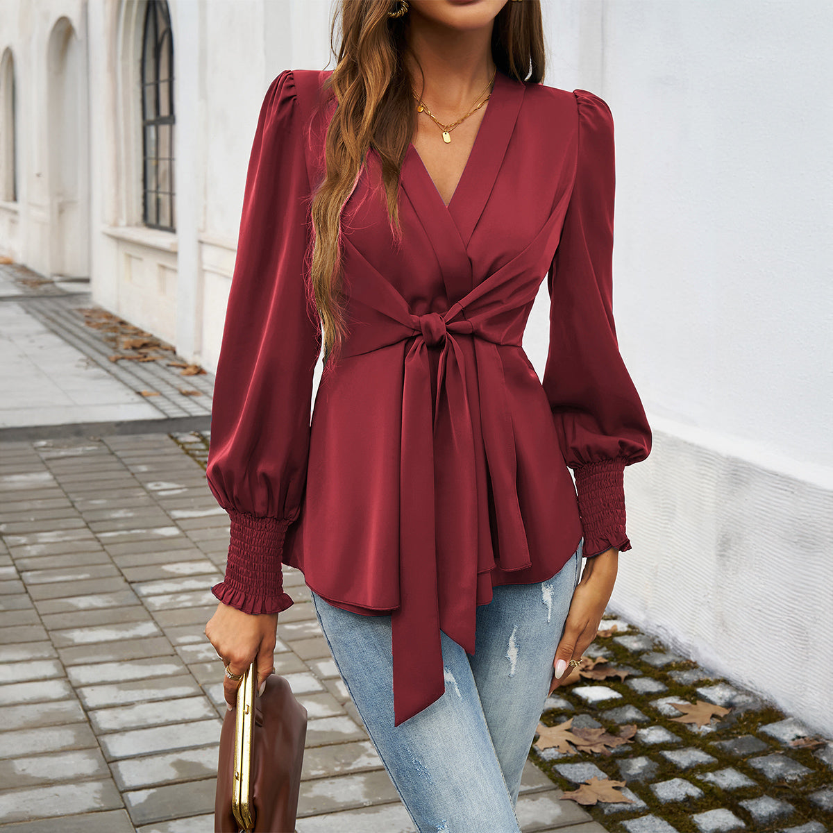 Galocmo 2024 Women's Casual Dressy Tops,