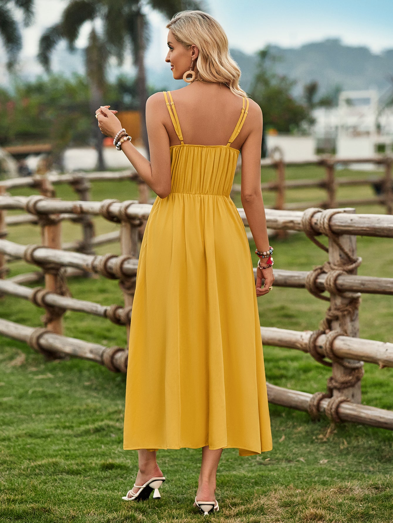 Summer 2024 Midi Tie-Waist Dress