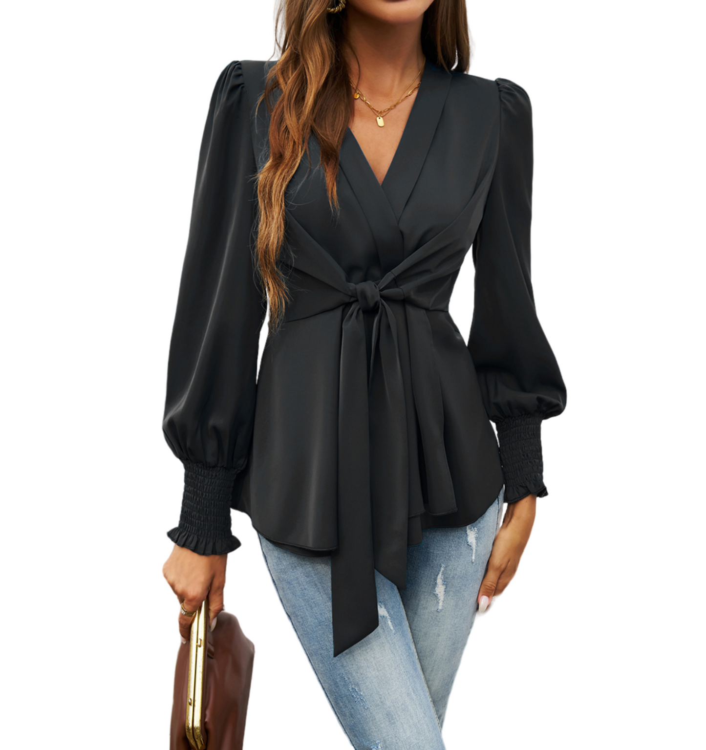 Galocmo 2024 Women's Casual Dressy Tops,