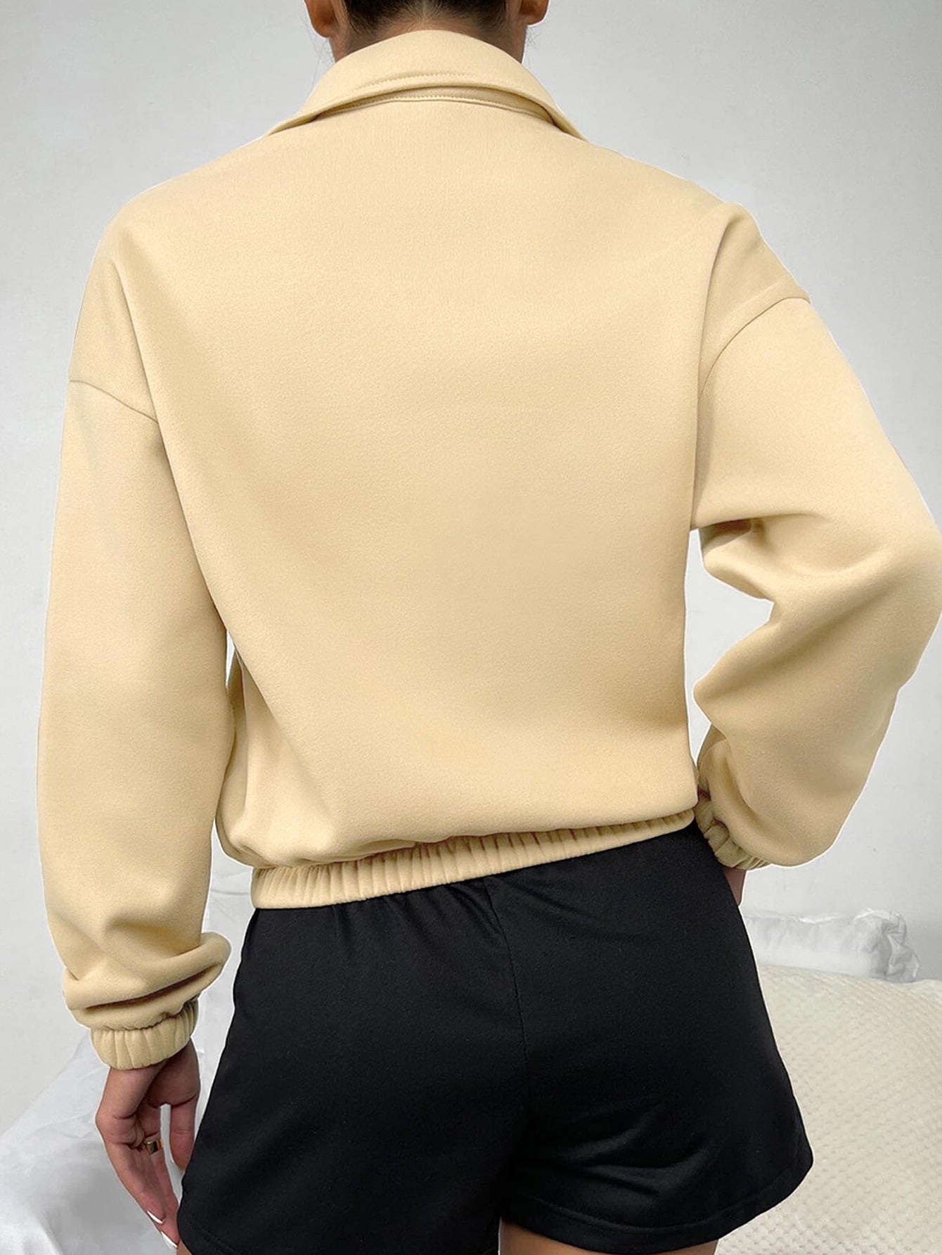 Half-zip casual sports jacket