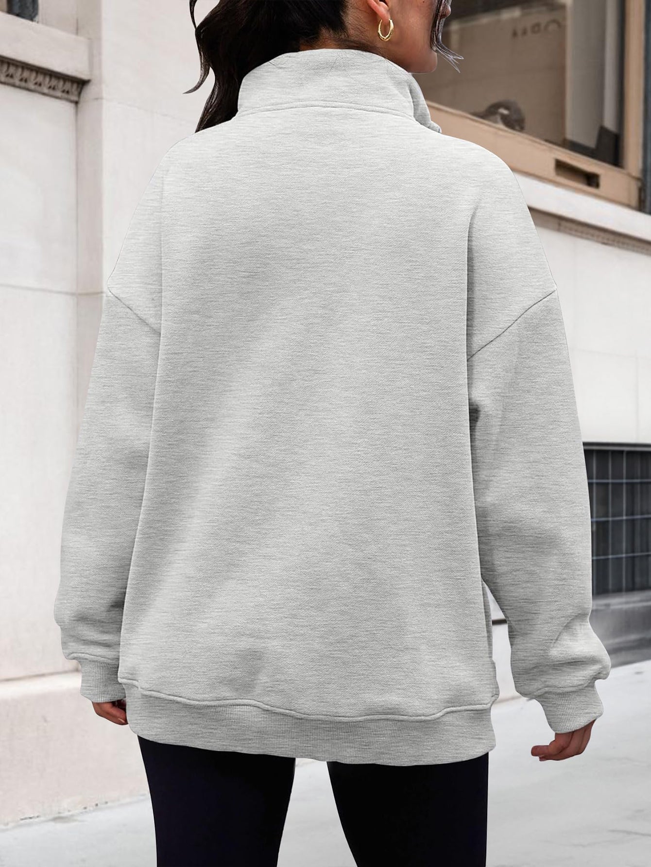 Casual Half-Zip Sweatshirt