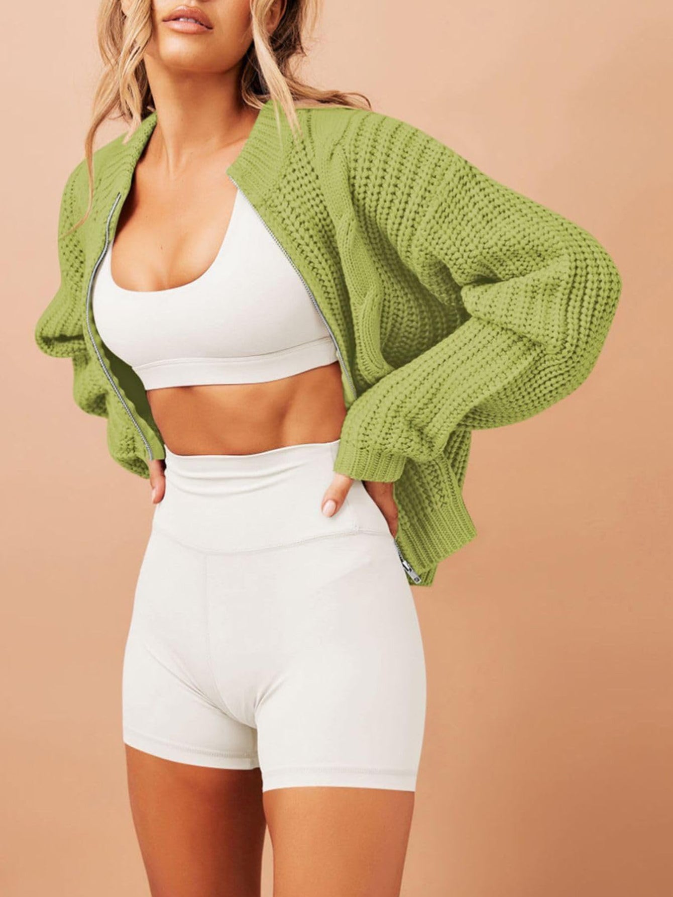Striking Short Bomber Jacket