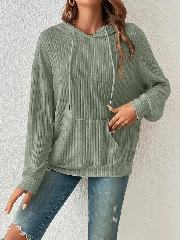 Cream Knit Pit Stripe Hoodie