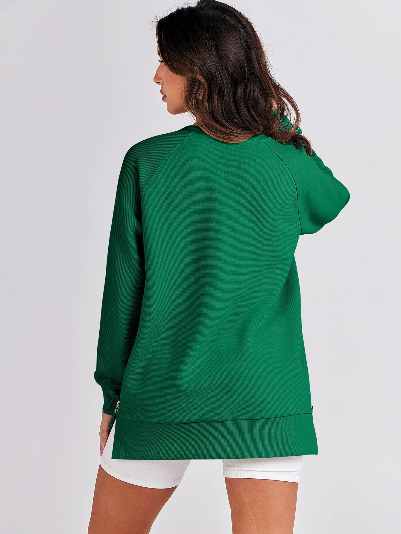 Side Zipper Casual Sweatshirt