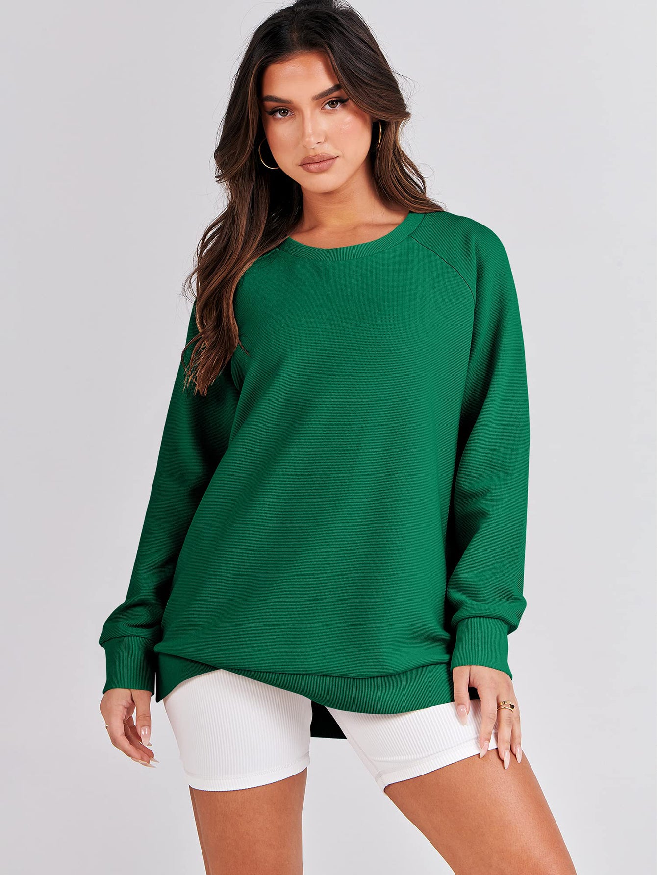 Side Zipper Casual Sweatshirt