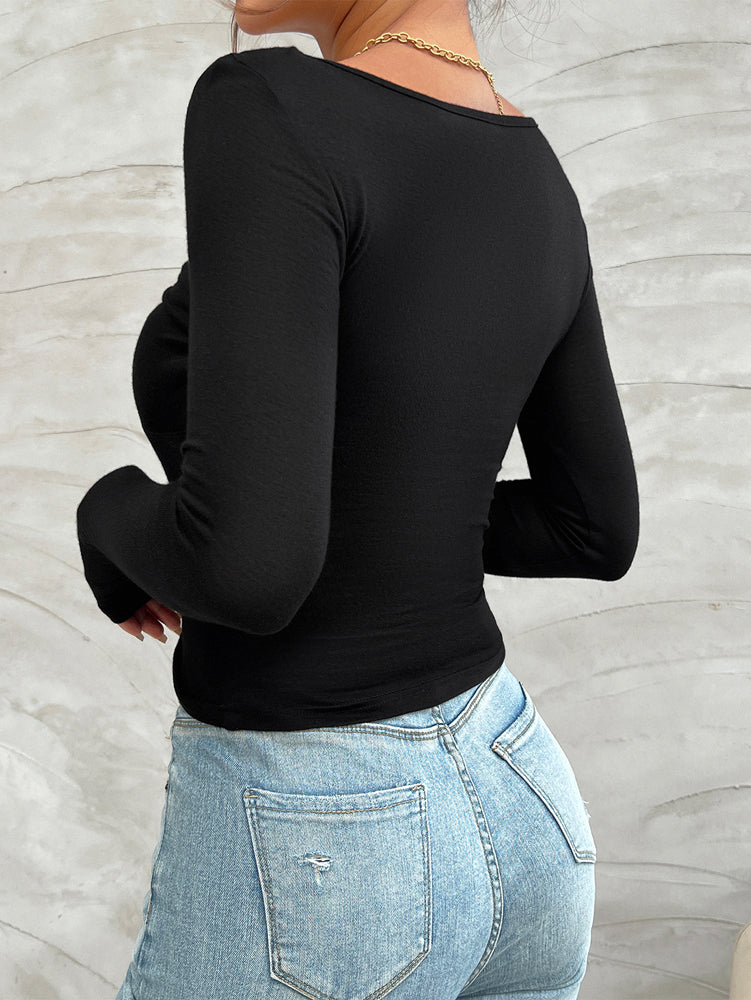 Galocmo 2024 Women Long Sleeve Tops
