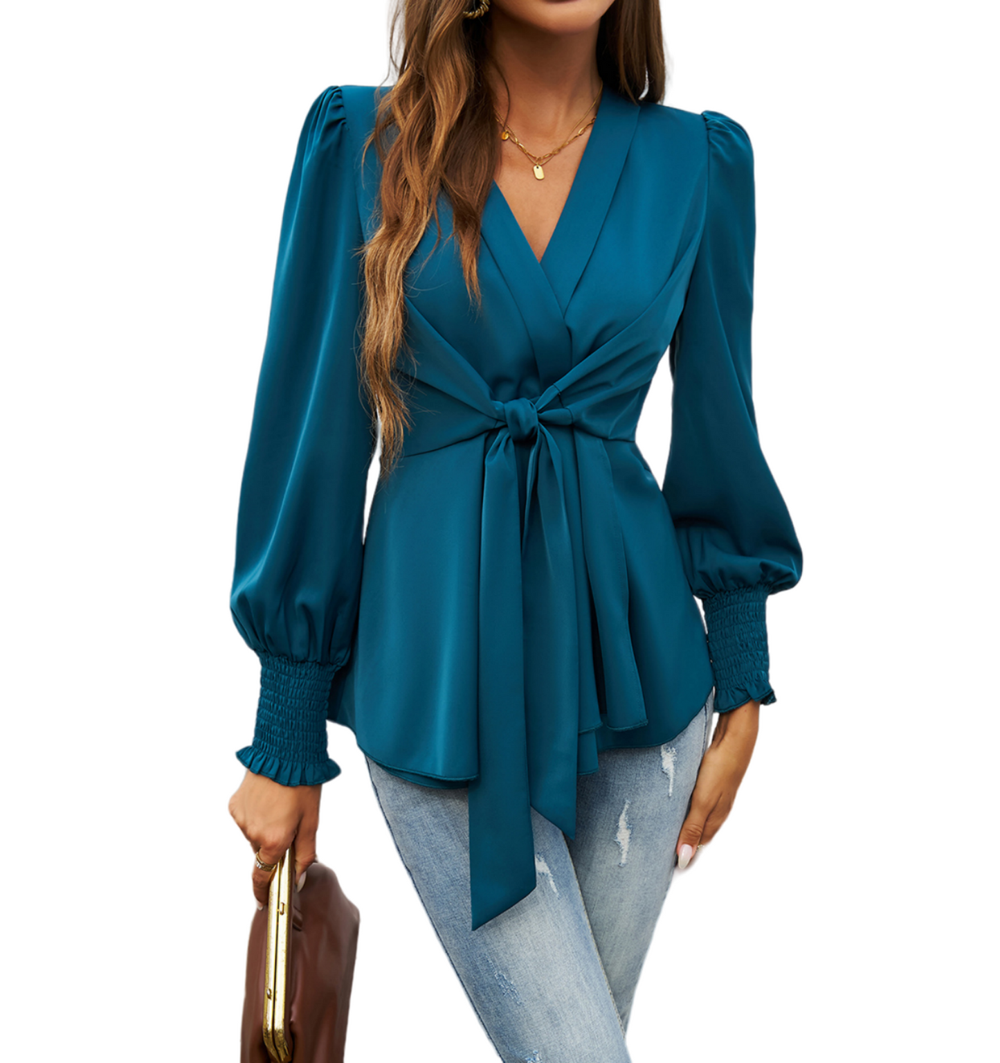 Galocmo 2024 Women's Casual Dressy Tops,