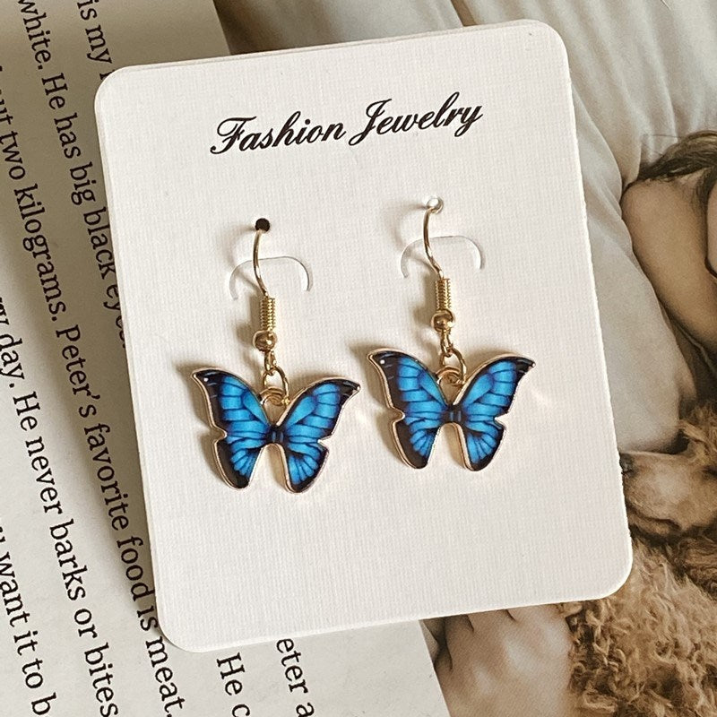 Fashion Women Necklace Korea Style New Butterfly Pendant Necklace Gift For Girl Cute Lovely Neck Jewelry Wholesale Dropshipping