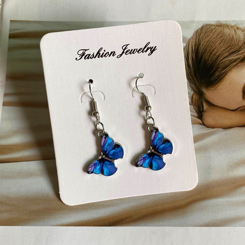 Fashion Women Necklace Korea Style New Butterfly Pendant Necklace Gift For Girl Cute Lovely Neck Jewelry Wholesale Dropshipping
