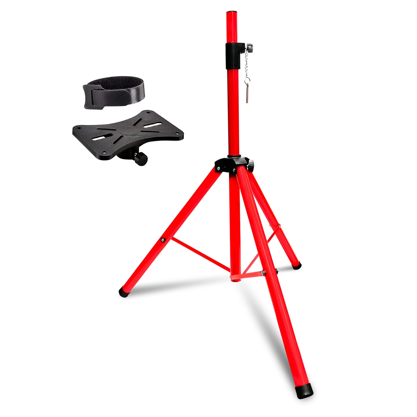 5 Core Speaker Stand Tripod Floor Tall Adjustable Up to 72 Inch DJ Studio Monitor Stands Pole Mount -- SS ECO 1PK WoB