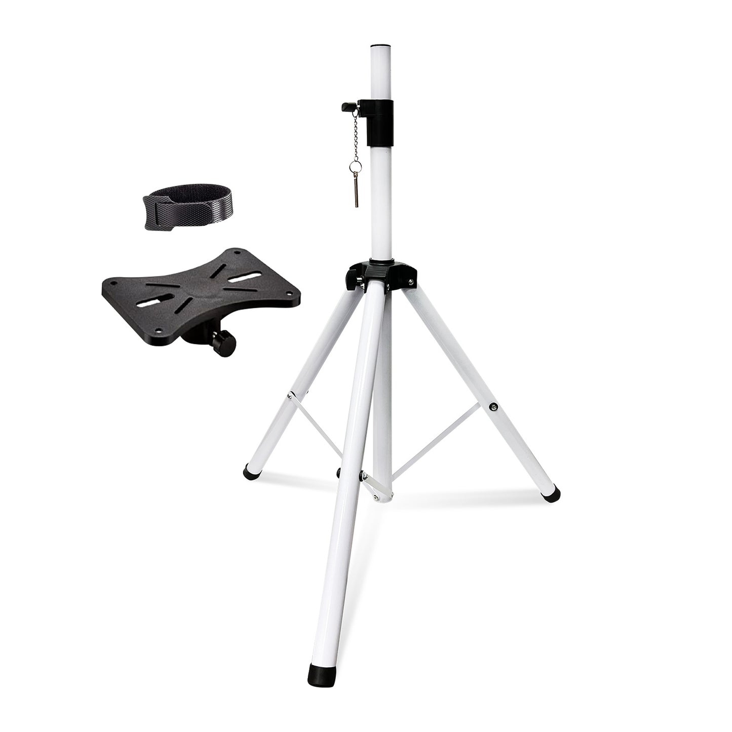 5 Core Speaker Stand Tripod Floor Tall Adjustable Up to 72 Inch DJ Studio Monitor Stands Pole Mount -- SS ECO 1PK WoB