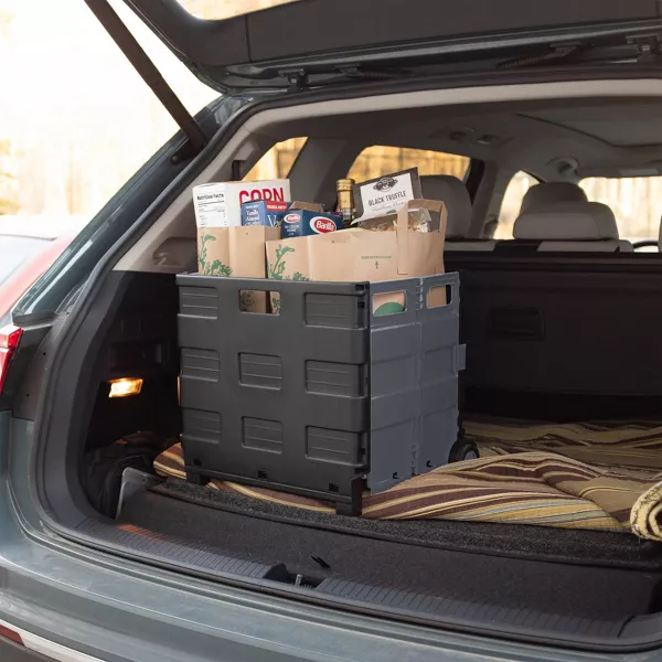 Portable Folding Jumbo Shopping Cart