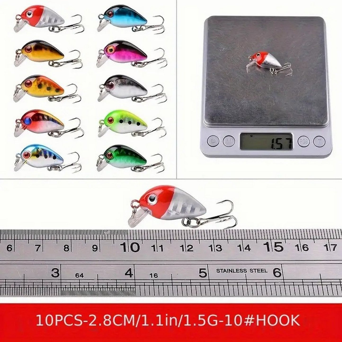 56pcs Premium Minnow Fishing Lures Kit - Hard Bait Plastic Tackle Crank Baits for Freshwater and Saltwater Fishing - Lifelike Design for Increased Catch Rates Ban on Amazon sales