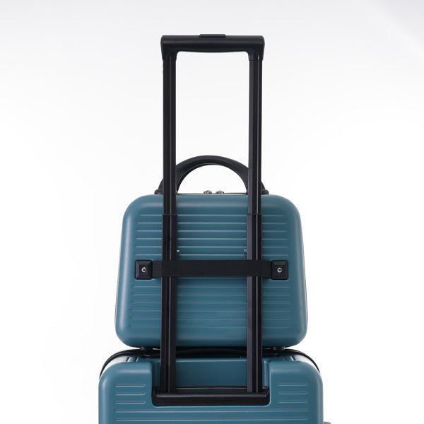 Carry-on Luggage 20 Inch Front Open Luggage Lightweight Suitcase with Front Pocket and USB Port, 1 Portable Carrying Case