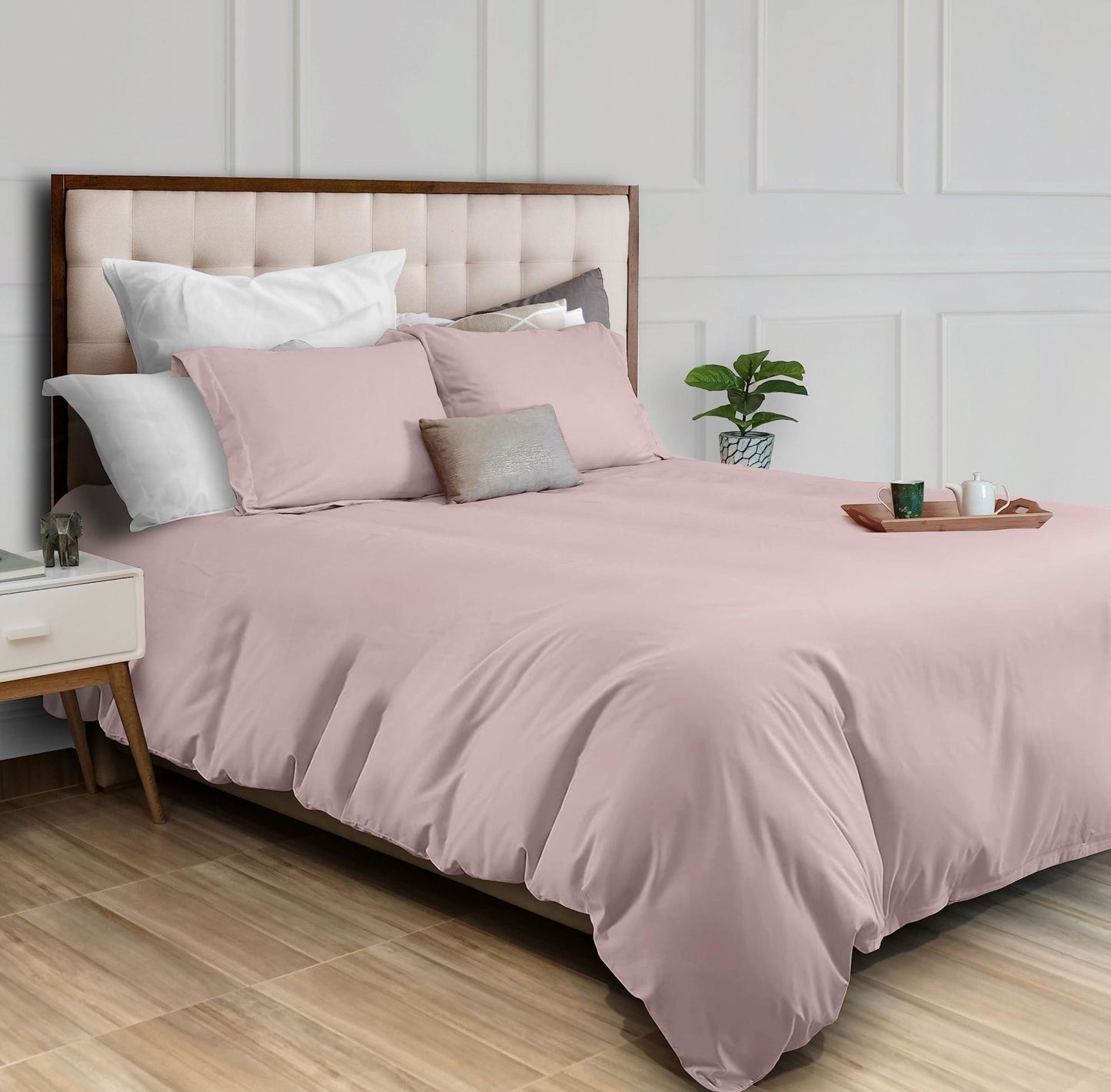 Pink Duvet Cover Queen Size Microfiber Duvet Cover with Zipper Duvet Cover Set of 1 Down Comforter Cover with 2 Pillow Shams Luxury Comforter Cover Queen Size | Comforter Not Included