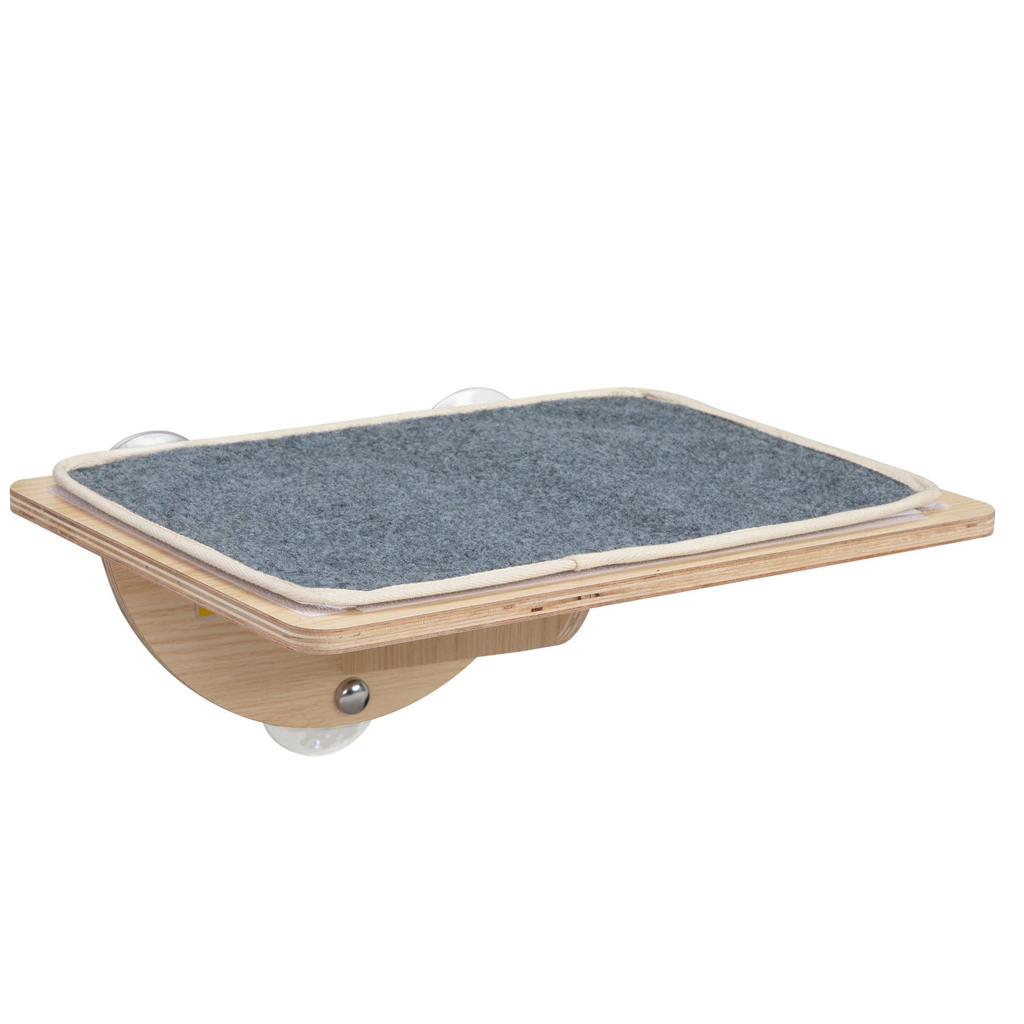 Indoor Cat Window Perch; Cat Hammock; Window-Mounted Cat Bed with Strong Suction Cups; Removable Felt; Two Installation Modes for Indoor Cats; Natural
