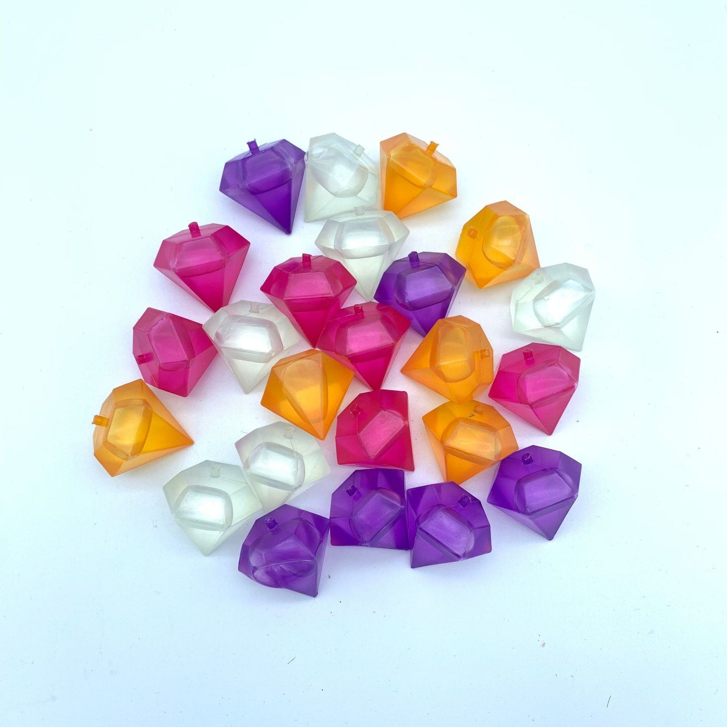 24pcs Reusable Ice Cube; Plastic Ice Cubes; Quick-Freeze Easy-to-Clean Refreezable Fake Ice Cubes For Making Cold Appealing Drinks; Lunch Bags; Coolers