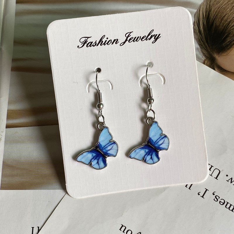 Fashion Women Necklace Korea Style New Butterfly Pendant Necklace Gift For Girl Cute Lovely Neck Jewelry Wholesale Dropshipping
