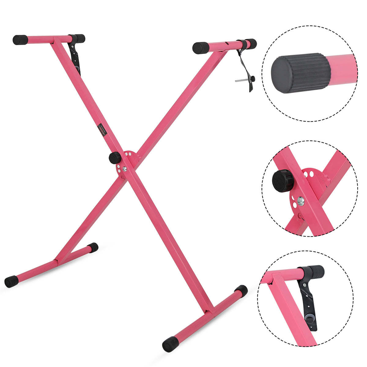 5 Core Keyboard Stand Adjustable Digital Electric Piano Synthesizer Music Stands For 61 76 88 Keys - KS 1X