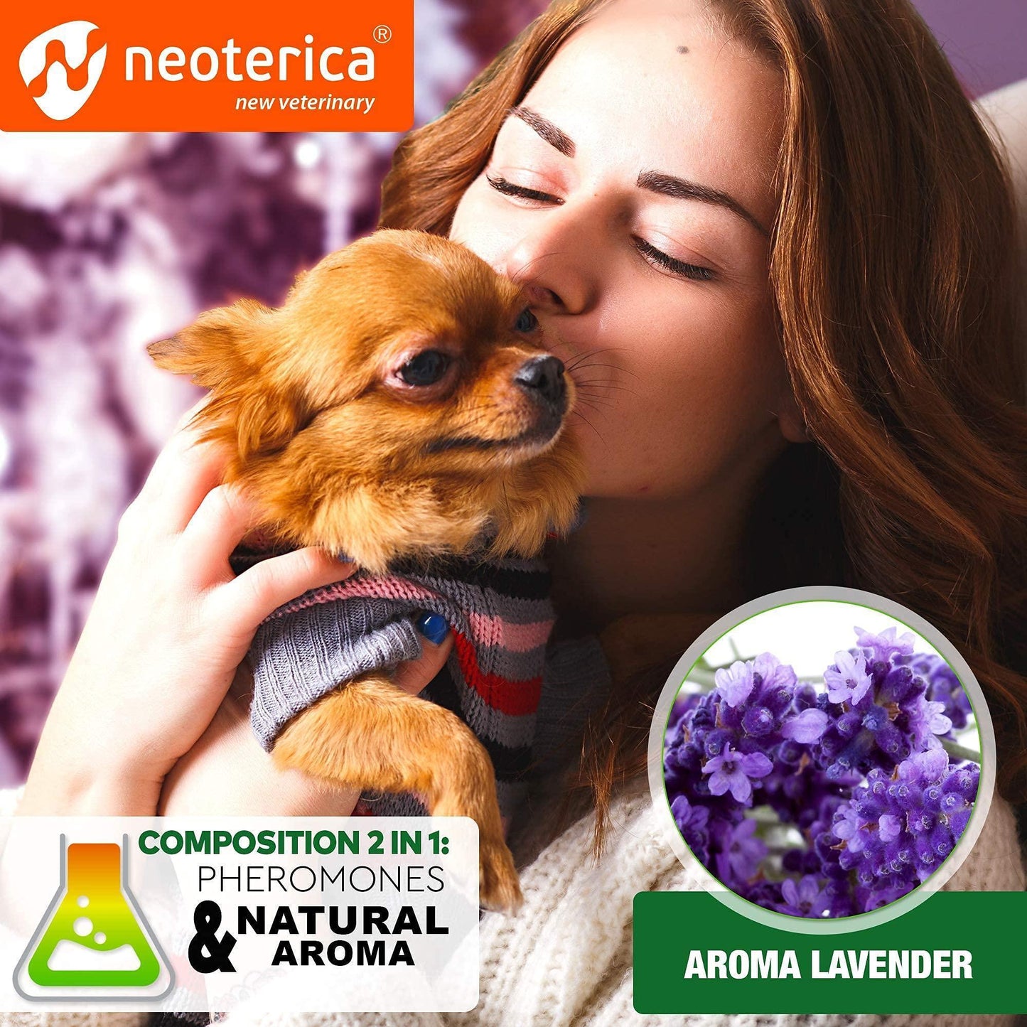 Calming Cat Diffuser Refill 6 Pcs Anti Anxiety Pet Products Feline Calm Pheromones Cats Comfort Stress Relief Help with Pee New Zone Aggression Fighting with Dogs Behavior Control