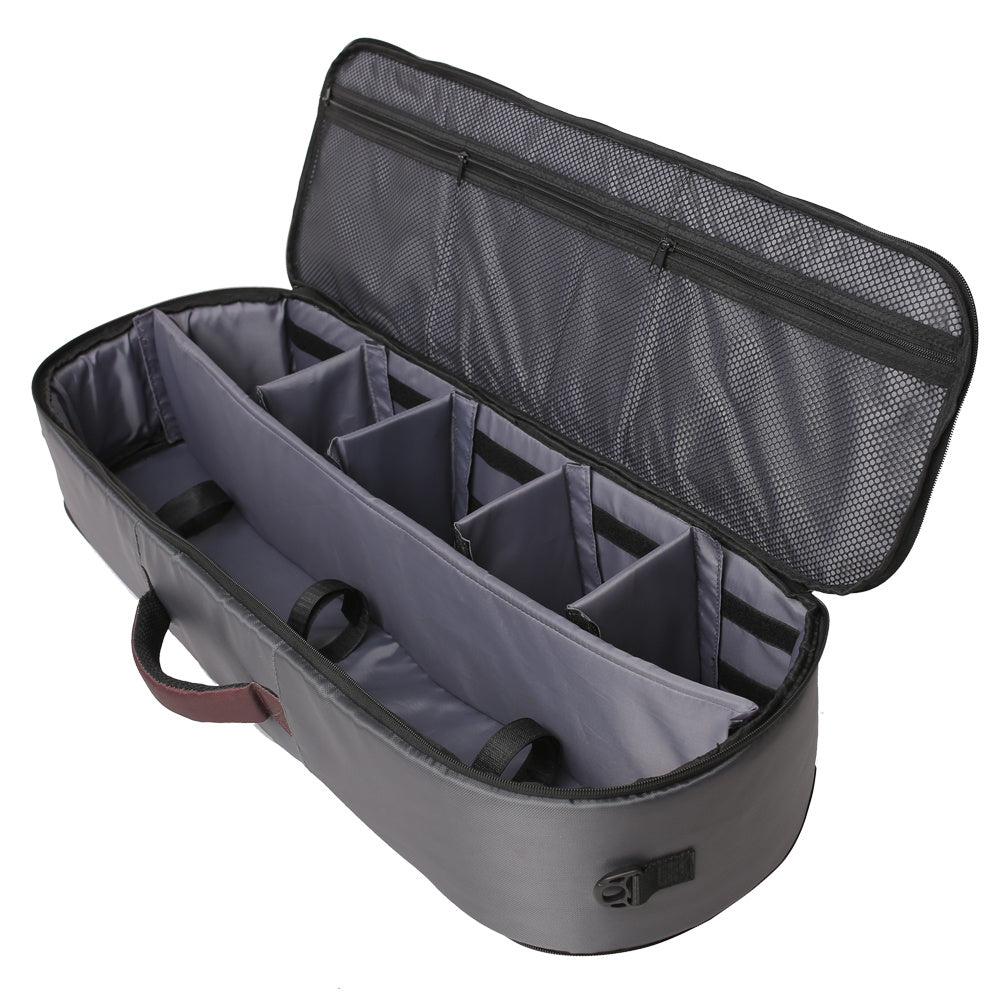 Kylebooker RB03 Fly Fishing Rod & Gear Bag Case; Hold up to 4 Fishing Rods; Heavy-Duty Honeycomb Frame
