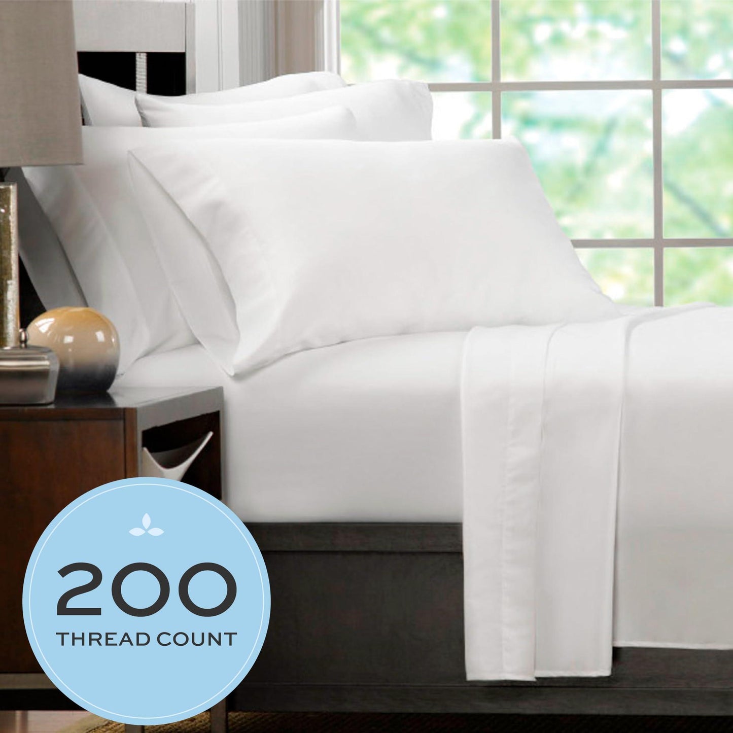 White Cotton Pillow Cases Standard Size Set of 12 Heavy Weight Quality Pillowcase with T 200 Thread Count Elegant Double Stitched Tailoring Pillowcases Pillow Covers 20x30 Inch