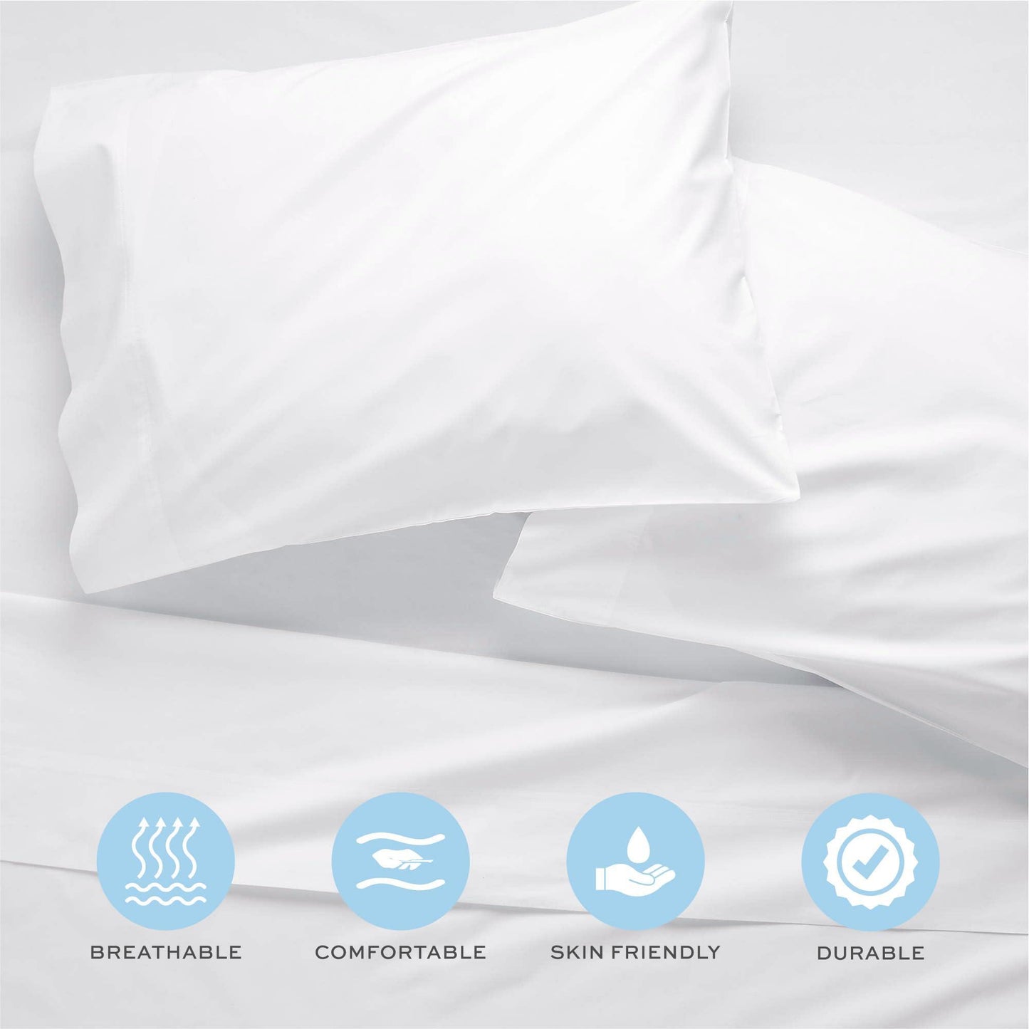White Cotton Pillow Cases Standard Size Set of 12 Heavy Weight Quality Pillowcase with T 200 Thread Count Elegant Double Stitched Tailoring Pillowcases Pillow Covers 20x30 Inch