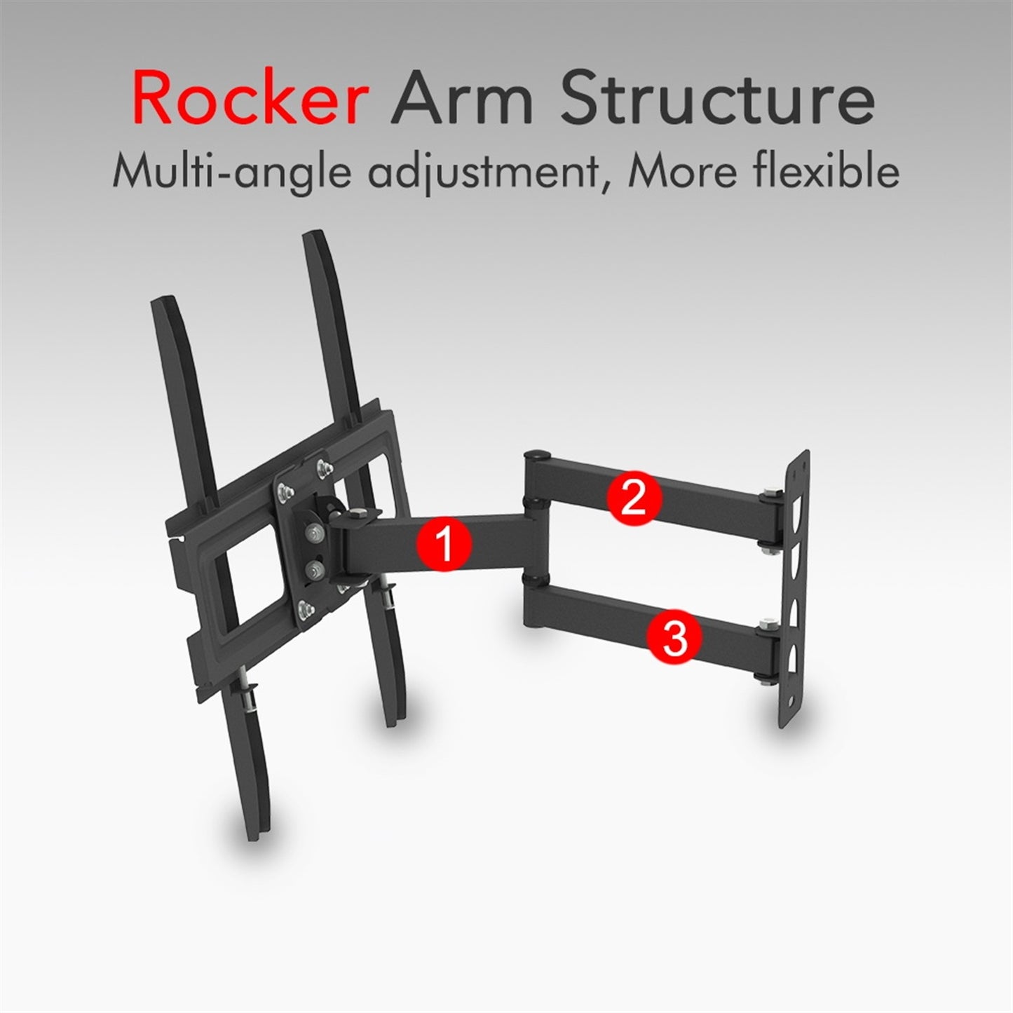 32-65" Single Pendulum Small Base TV Stand Tmxd-103 Bearing 35KG / VESE400*400 / Up And Down -10~ 10°