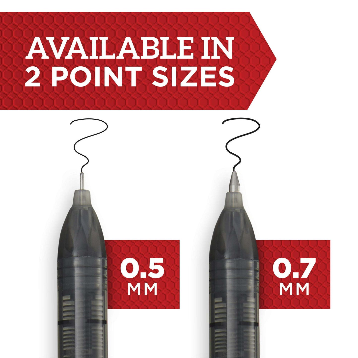 Sharpie Rollerball Pens, Carded Packaging, .5mm, 4/Pkg.