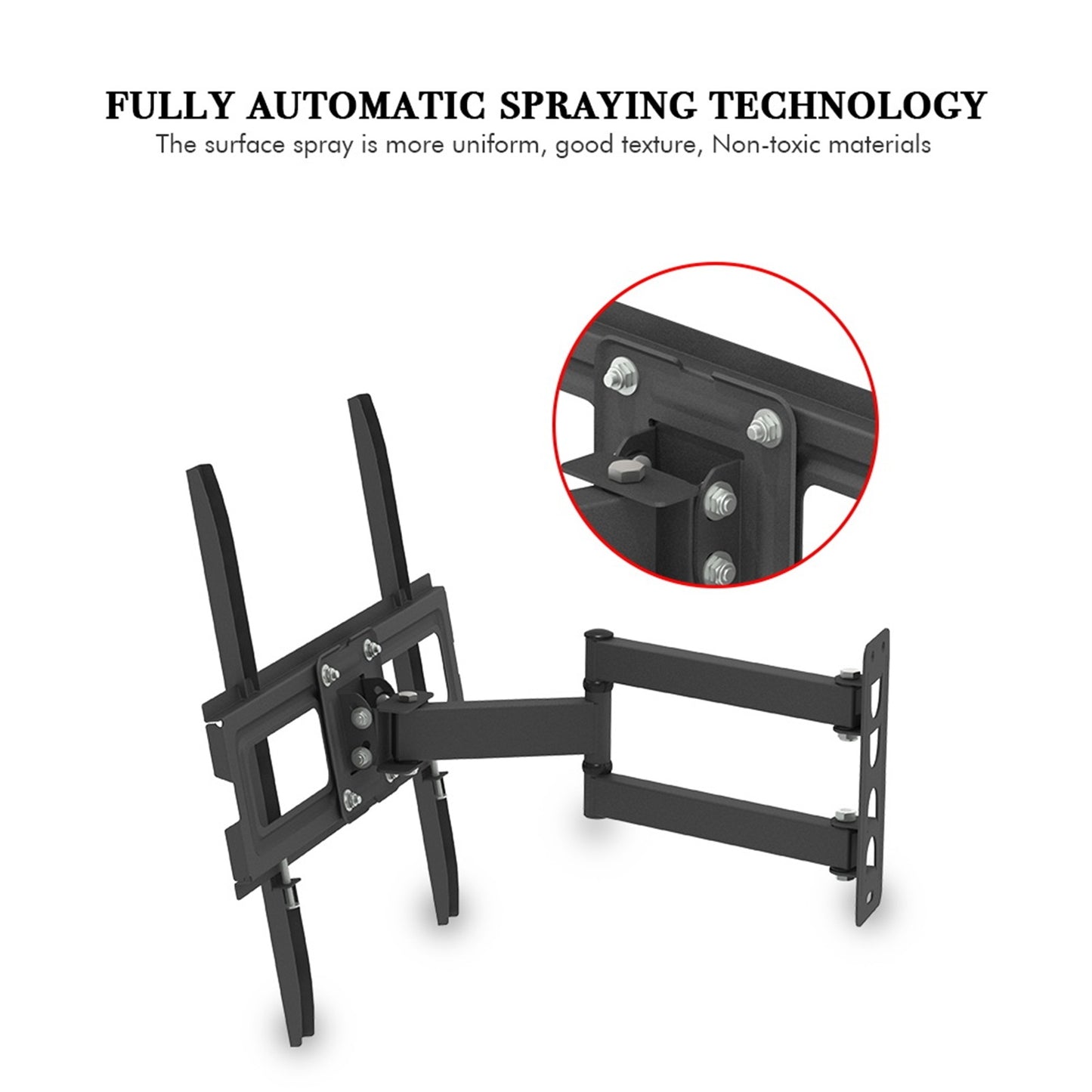 32-65" Single Pendulum Small Base TV Stand Tmxd-103 Bearing 35KG / VESE400*400 / Up And Down -10~ 10°