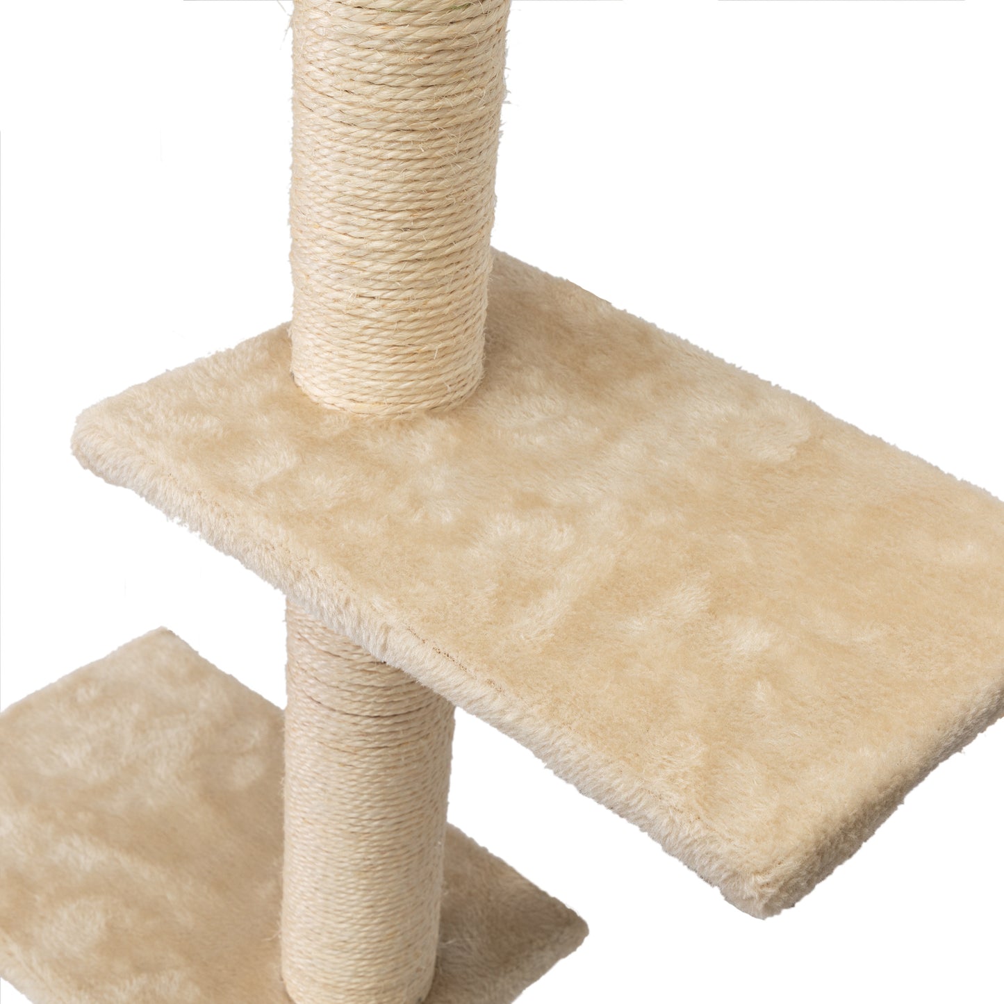 5 Pcs Wall Mounted Cat Climber Set; Floating Cat Shelves and Perches; Cat Activity Tree with Scratching Posts; Modern Cat Furniture