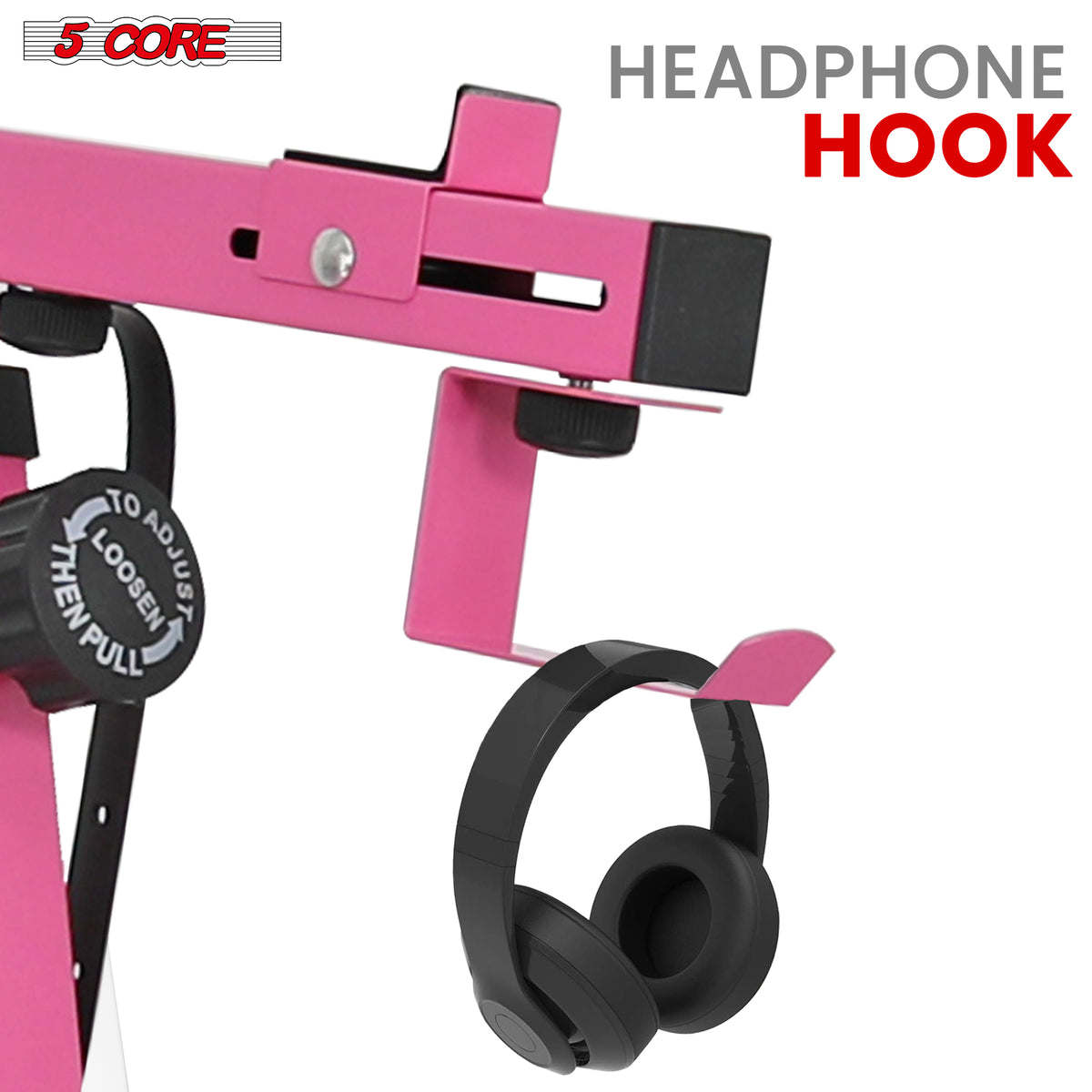 5 Core Keyboard Stand Z Style Height Width Adjustable Portable Heavy Duty Electric Piano Stands - PINK - KS Z1 BPNK HD