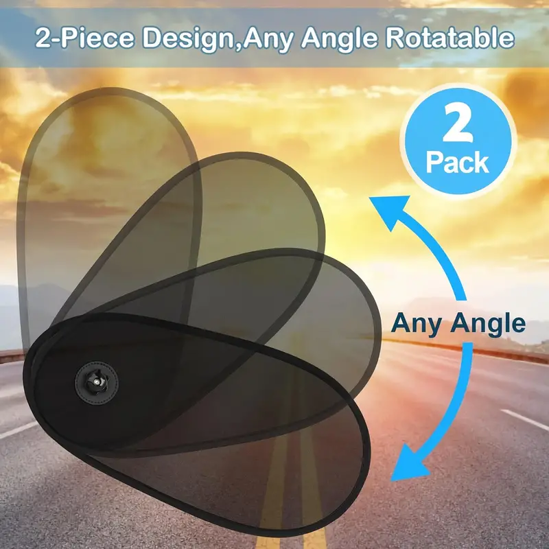 Car Window Shades, Breathable Car Window Shade For Baby For Side, Cross-border Car Side Window Adjustable Sunshade Super Stretchy Sun Shade For Car Window For Baby Block Sun Heat And Harmful UV Rays