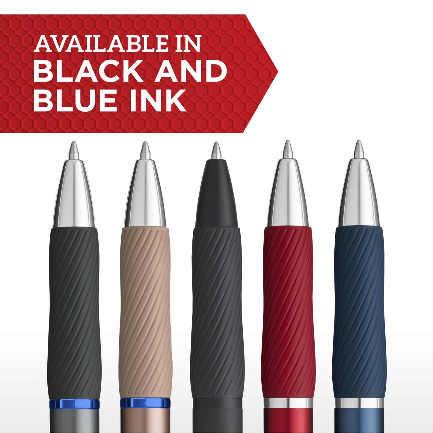 Sharpie S-Gel, Gel Pens, Sleek Metal Barrel, Matte Black, Medium Point (0.7mm), Black Ink, 2 Count